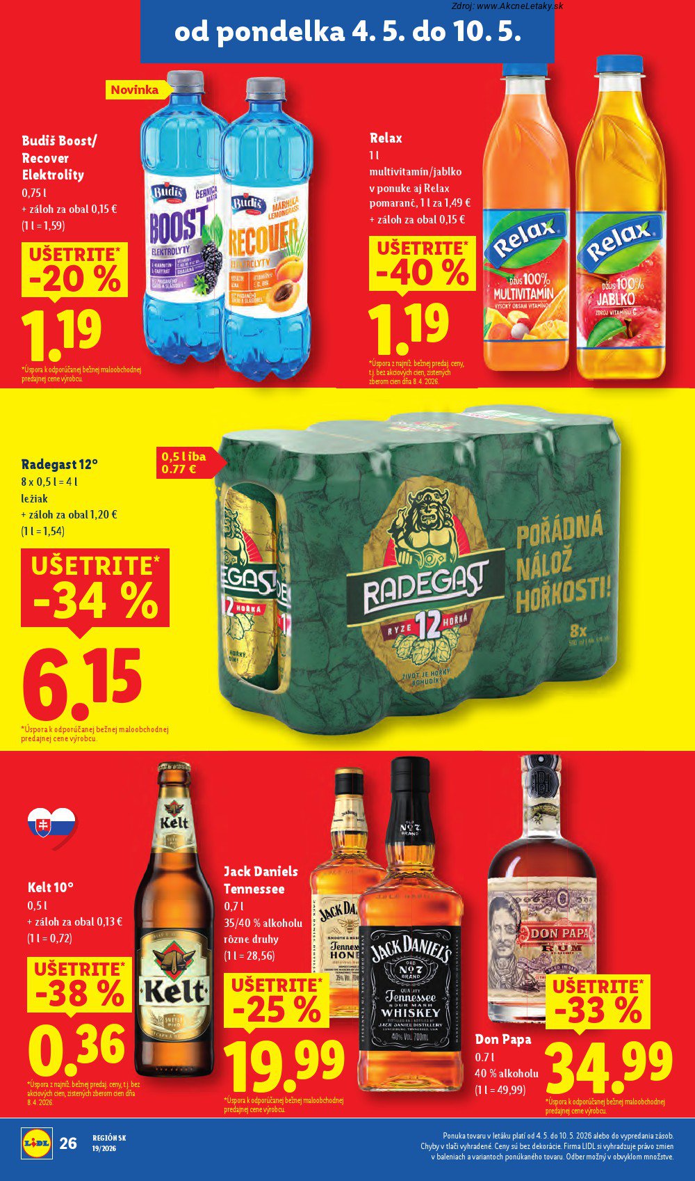 Leták Lidl (4. 5. - 10. 5. 2026) - strana 38 z 93