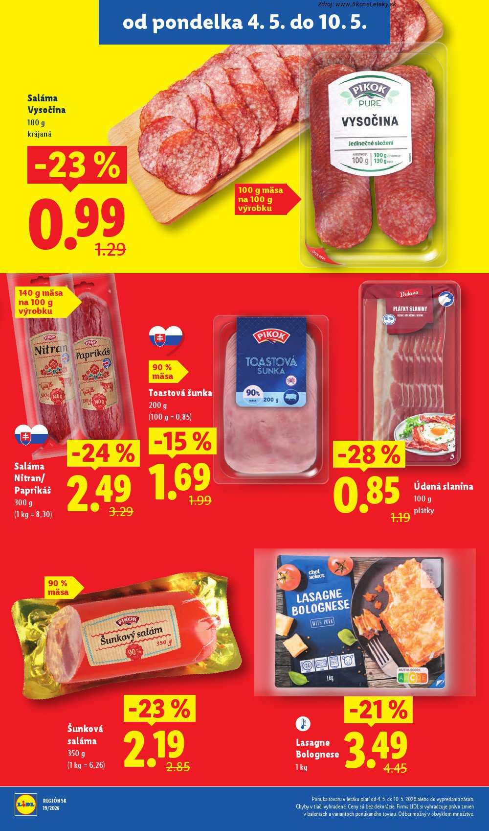 Leták Lidl (4. 5. - 10. 5. 2026) - strana 40 z 93