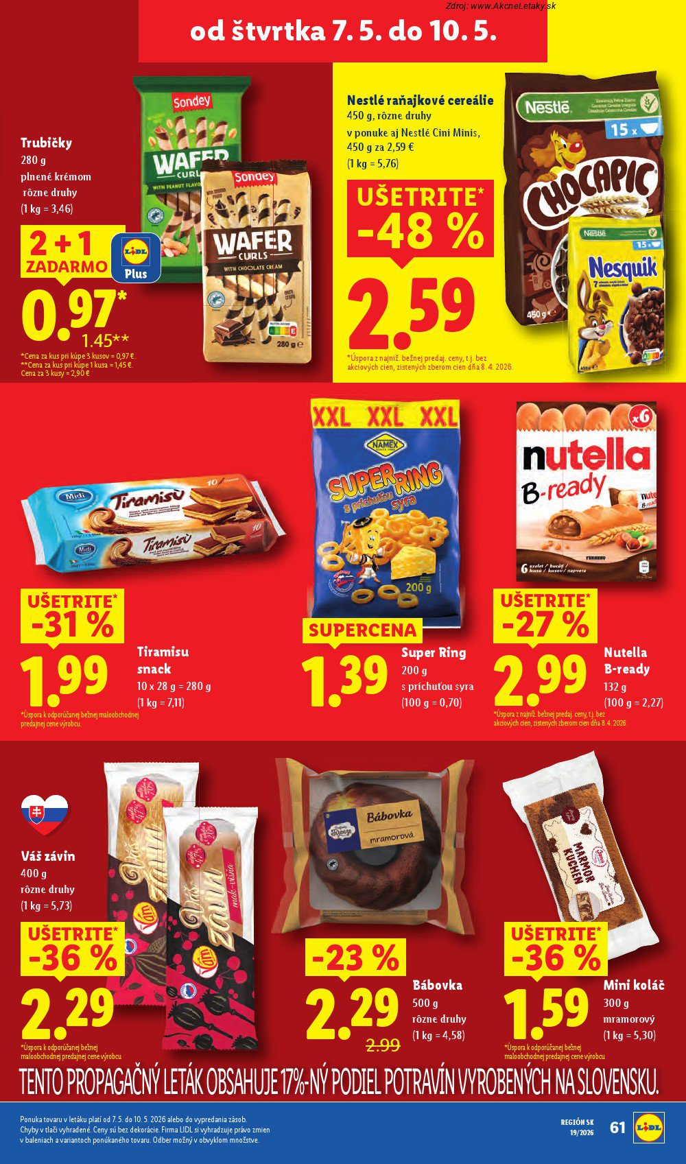 Leták Lidl (4. 5. - 10. 5. 2026) - strana 73 z 93