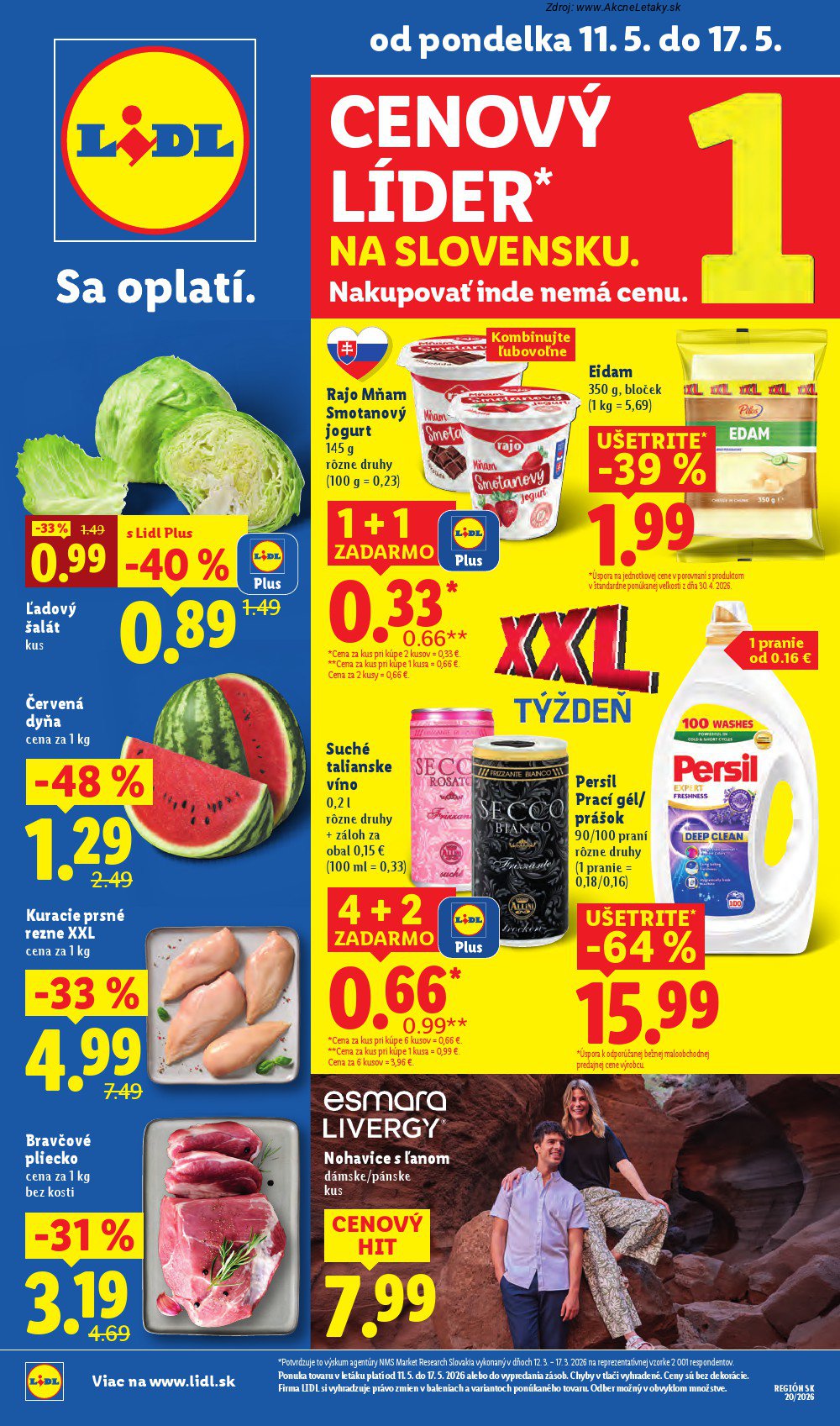 Leták Lidl - strana 1