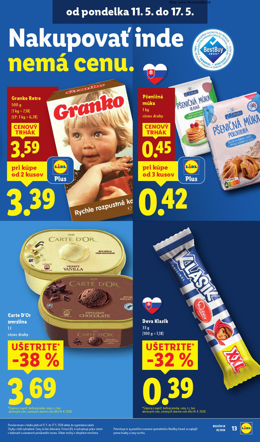 Leták Lidl (11. 5. - 17. 5. 2026) - strana 17 z 87