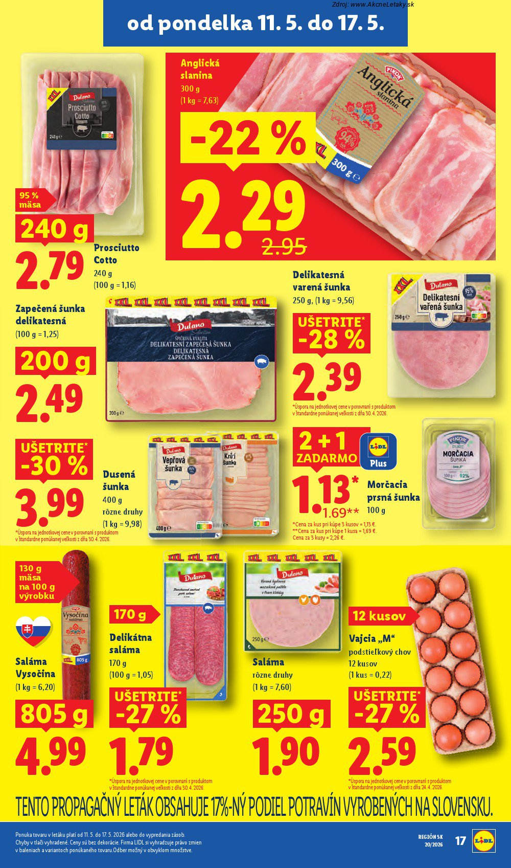 Leták Lidl (11. 5. - 17. 5. 2026) - strana 21 z 87