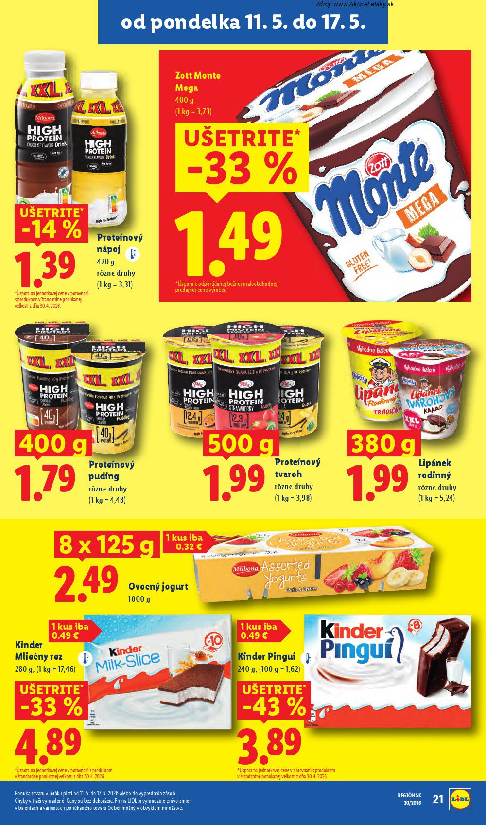 Leták Lidl (11. 5. - 17. 5. 2026) - strana 25 z 87