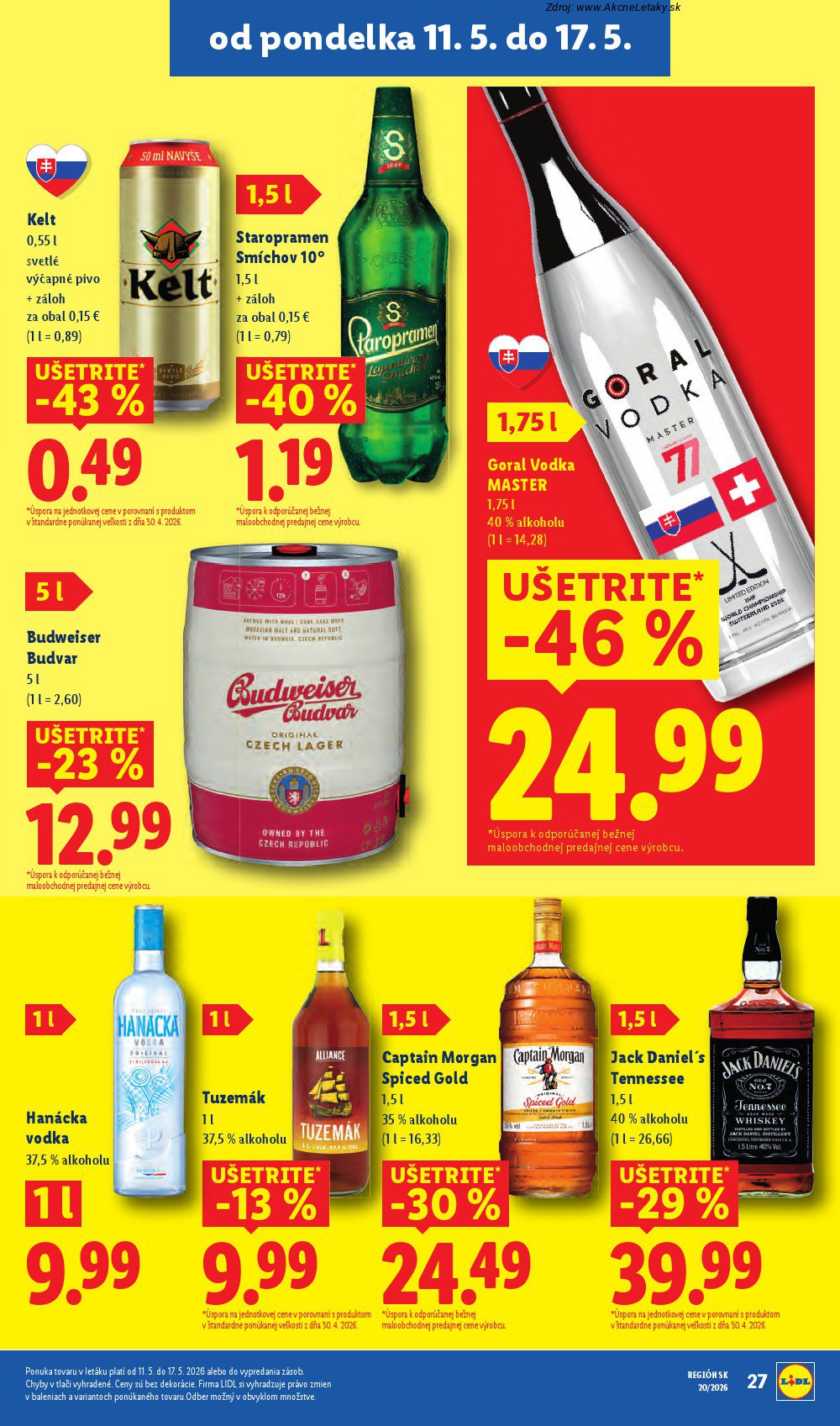 Leták Lidl (11. 5. - 17. 5. 2026) - strana 33 z 87