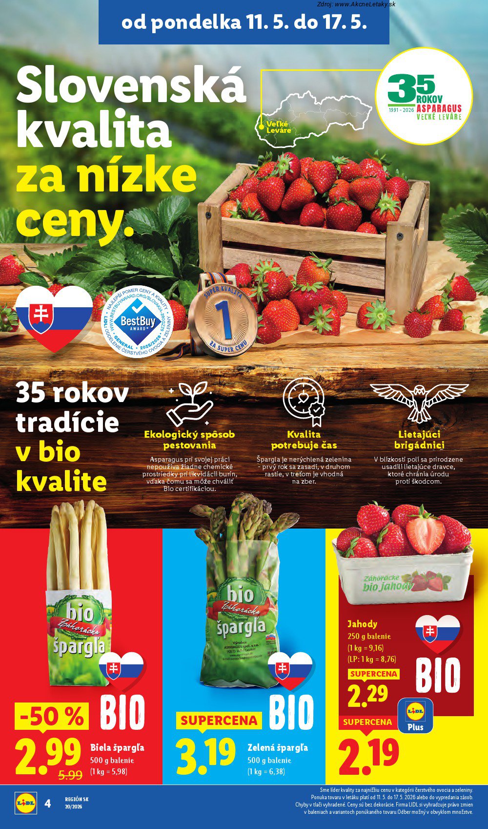 Leták Lidl (11. 5. - 17. 5. 2026) - strana 4 z 87