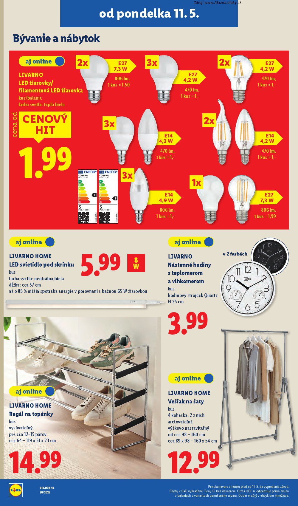 Leták Lidl (11. 5. - 17. 5. 2026) - strana 48 z 87