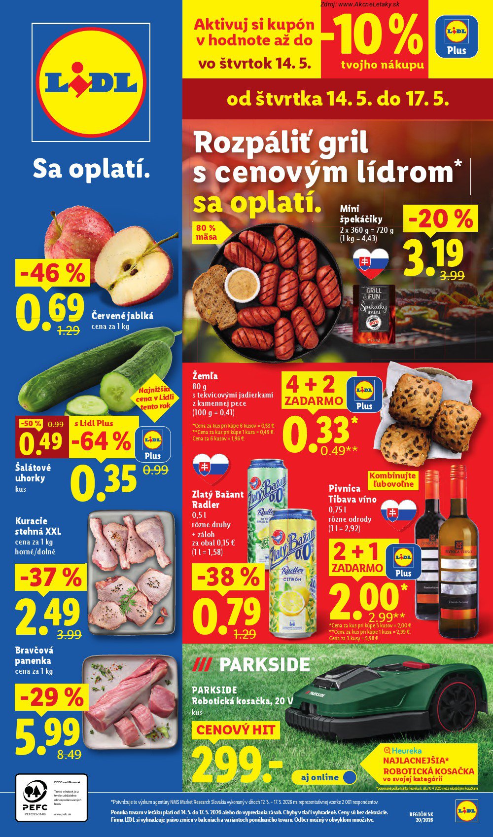 Leták Lidl (11. 5. - 17. 5. 2026) - strana 51 z 87