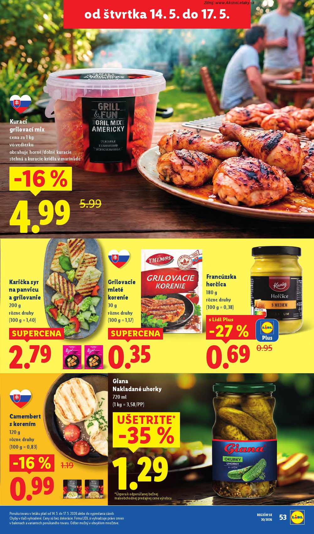 Leták Lidl (11. 5. - 17. 5. 2026) - strana 59 z 87