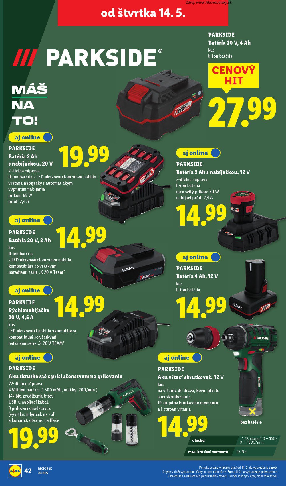 Leták Lidl (11. 5. - 17. 5. 2026) - strana 70 z 87