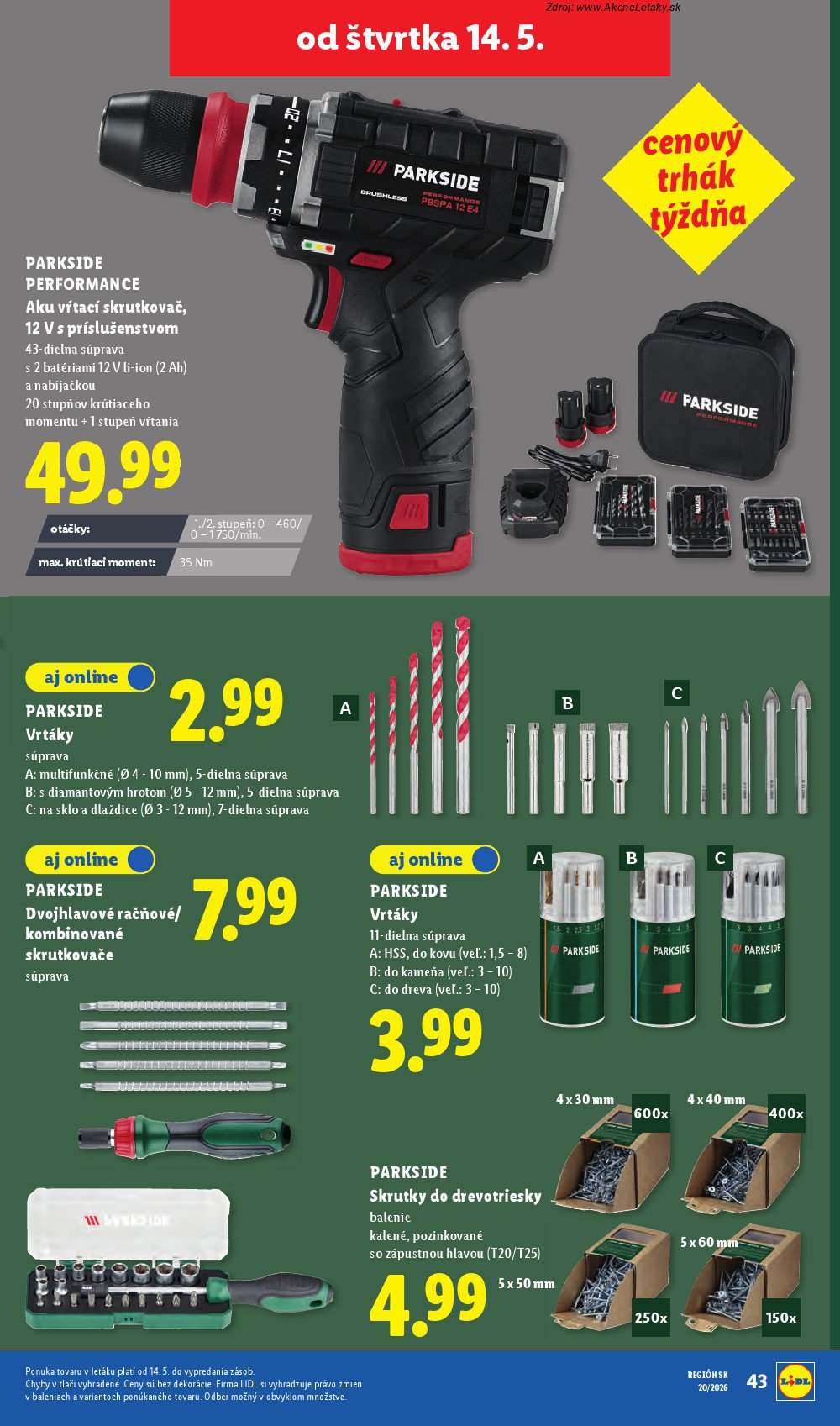 Leták Lidl (11. 5. - 17. 5. 2026) - strana 71 z 87