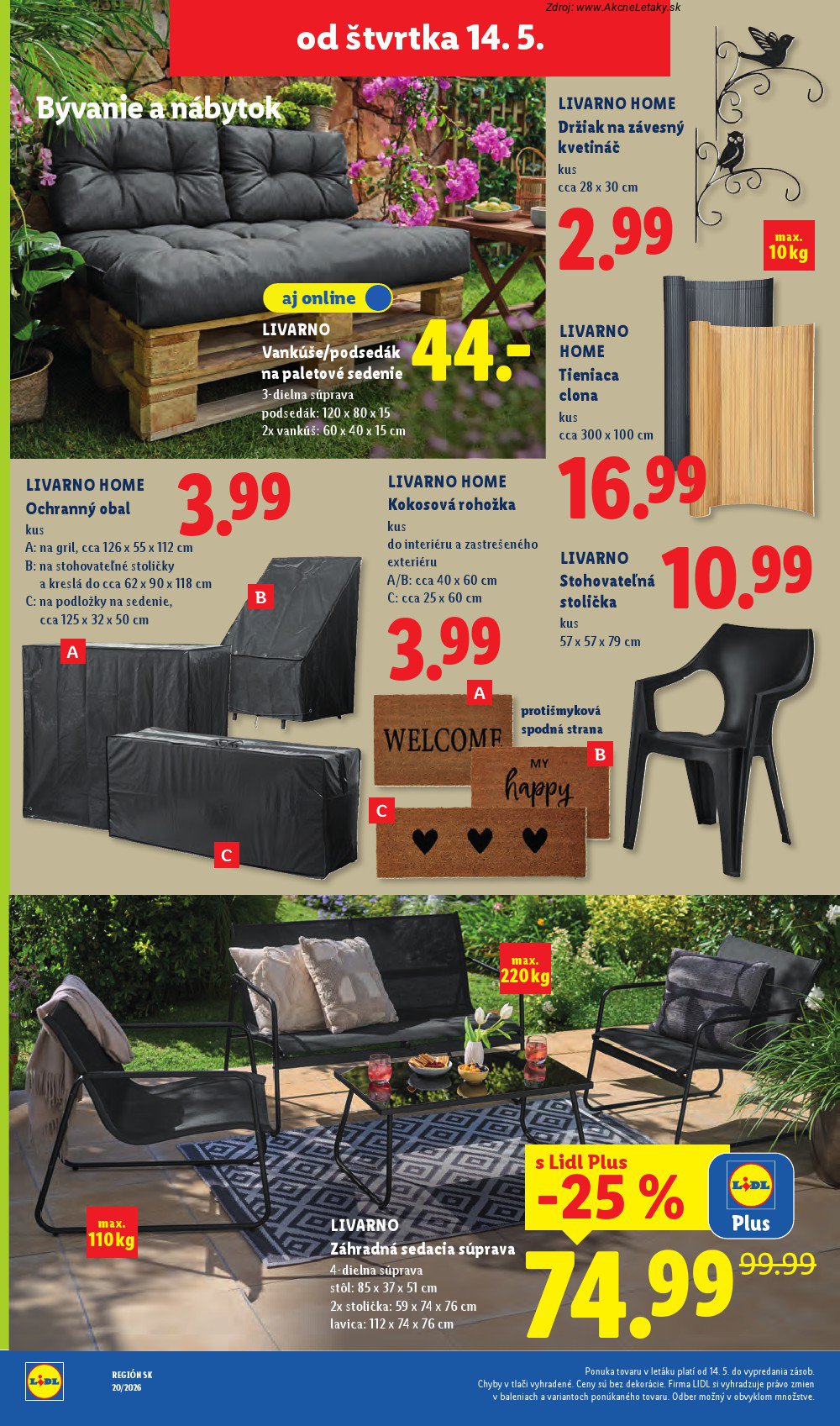 Leták Lidl (11. 5. - 17. 5. 2026) - strana 74 z 87