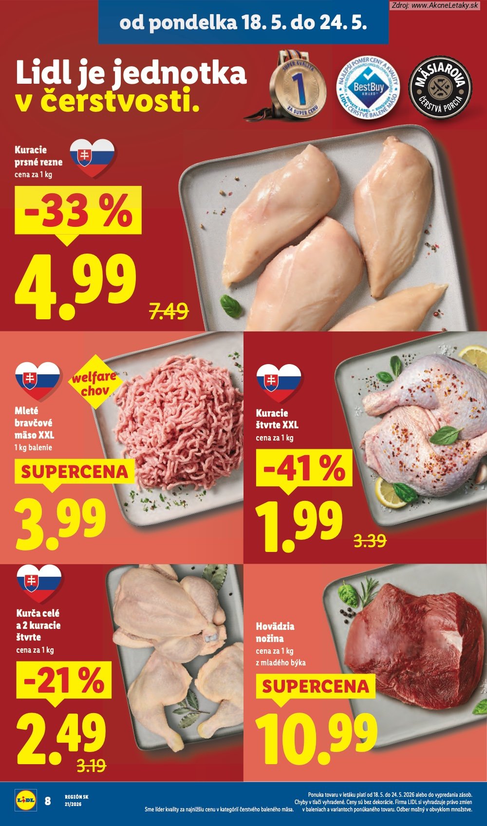 Leták Lidl (18. 5. - 24. 5. 2026) - strana 12 z 97