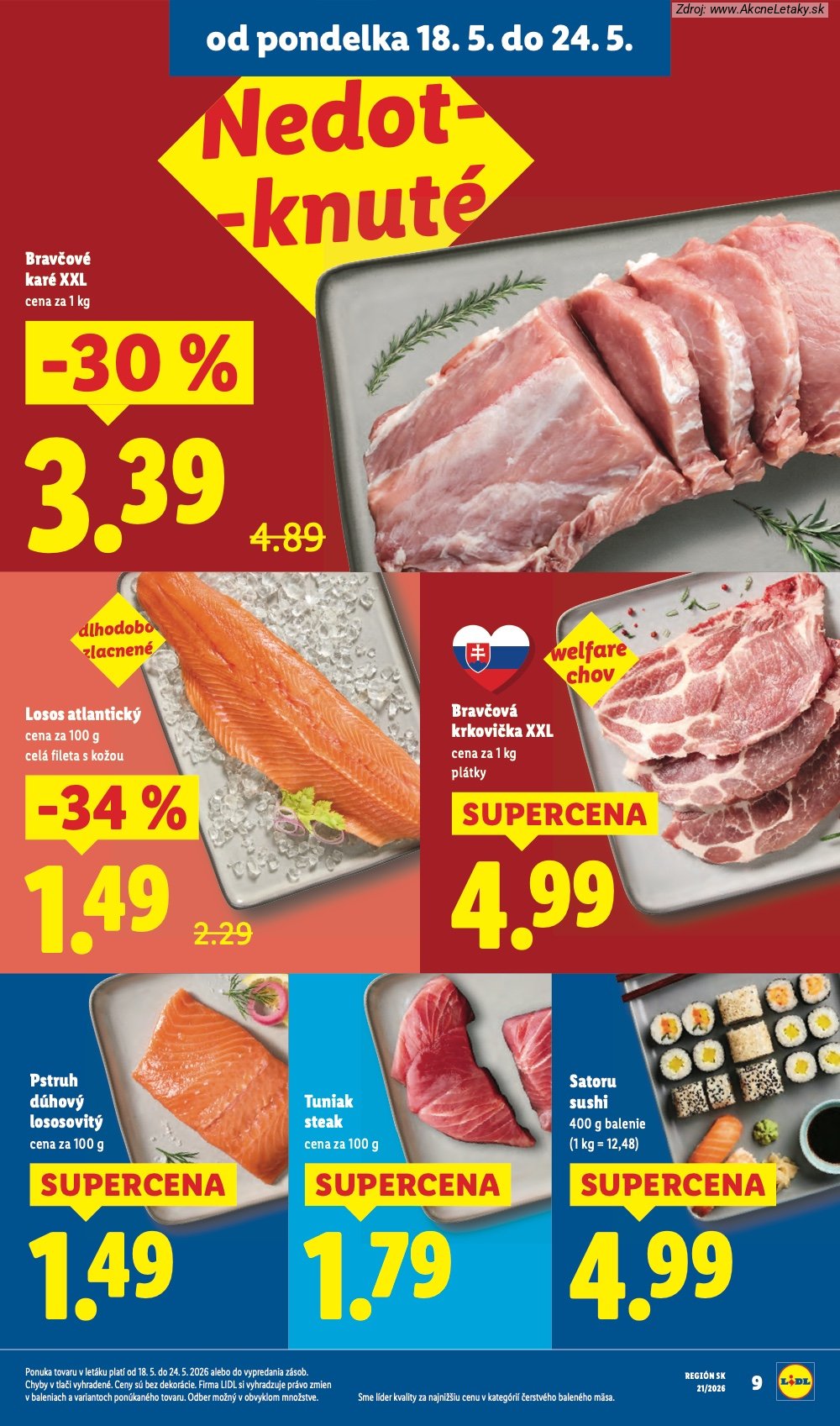 Leták Lidl (18. 5. - 24. 5. 2026) - strana 13 z 97