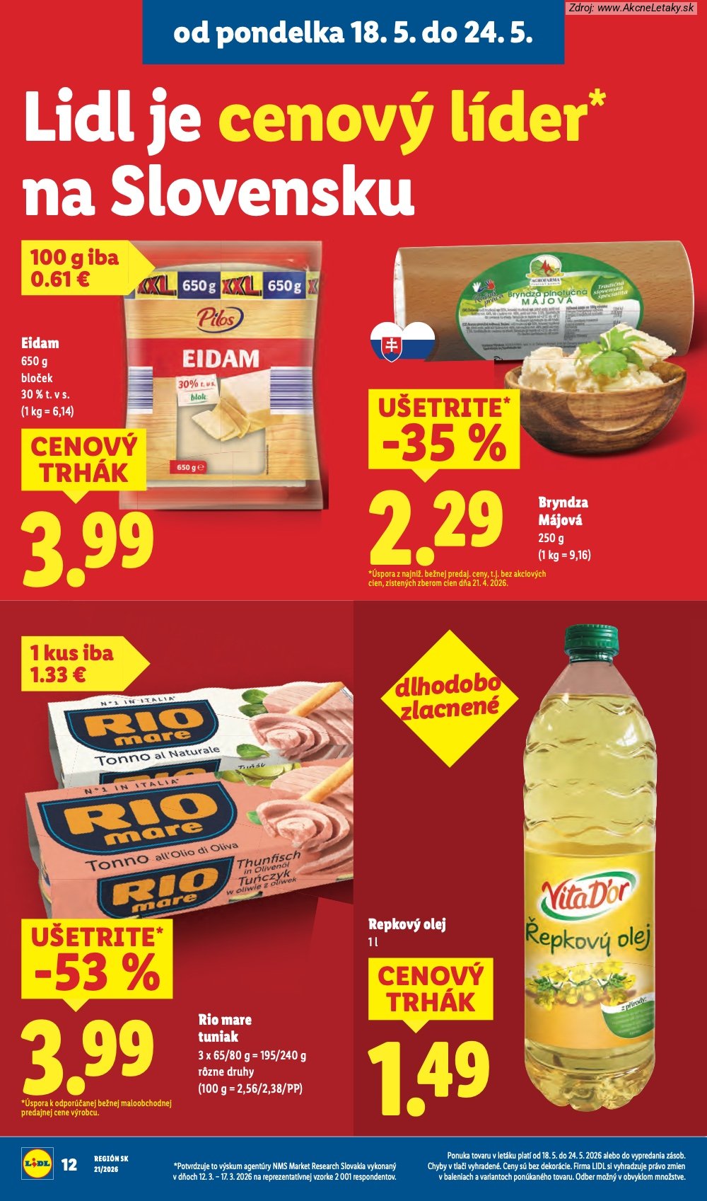 Leták Lidl (18. 5. - 24. 5. 2026) - strana 16 z 97