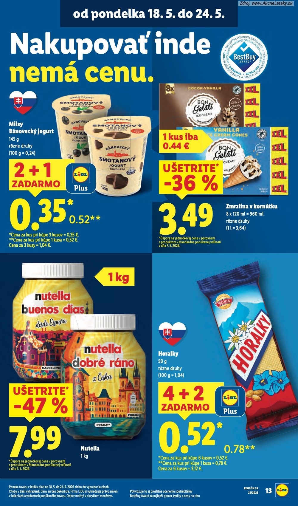 Leták Lidl (18. 5. - 24. 5. 2026) - strana 17 z 97