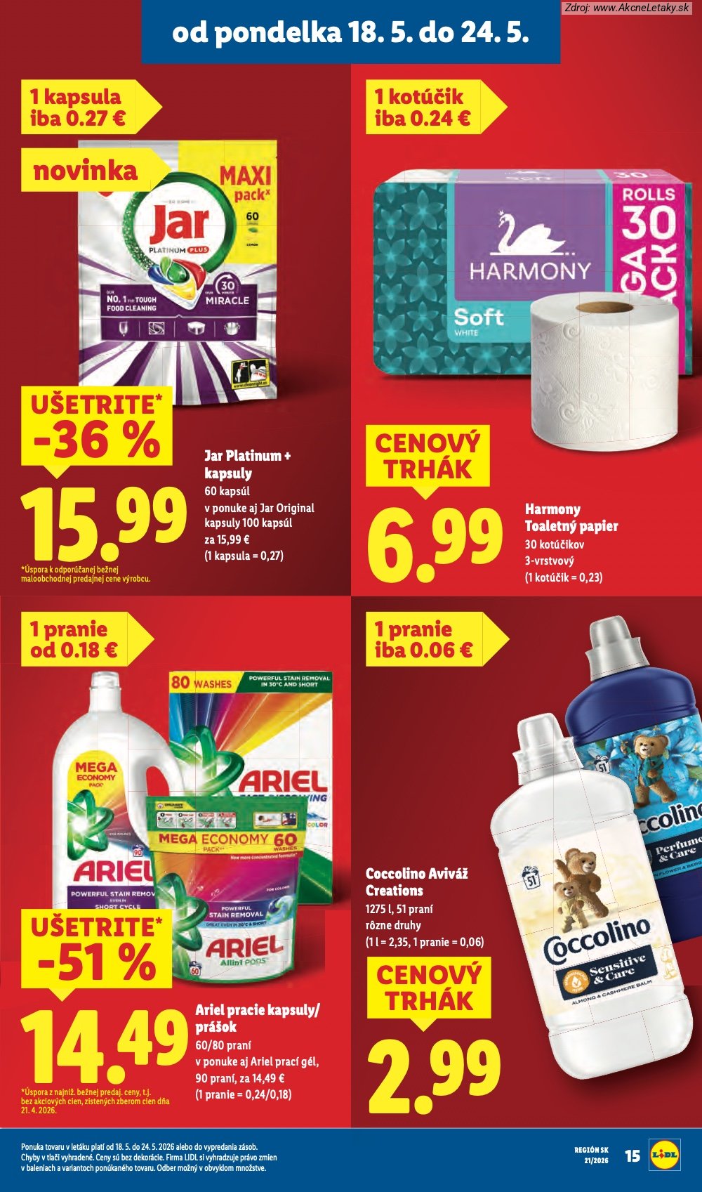Leták Lidl (18. 5. - 24. 5. 2026) - strana 19 z 97