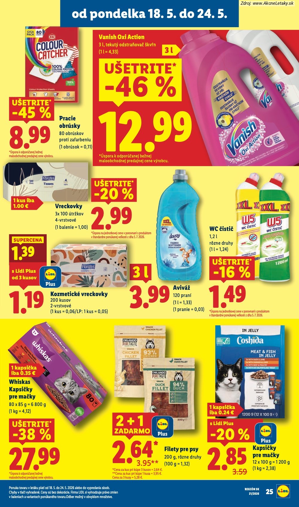 Leták Lidl (18. 5. - 24. 5. 2026) - strana 31 z 97