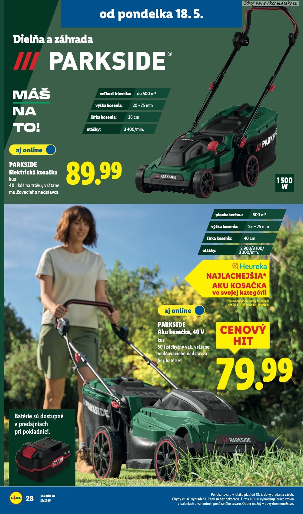 Leták Lidl (18. 5. - 24. 5. 2026) - strana 36 z 97