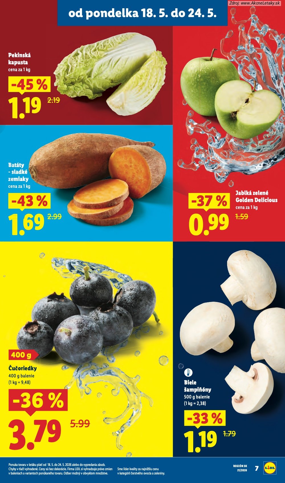 Leták Lidl (18. 5. - 24. 5. 2026) - strana 7 z 97