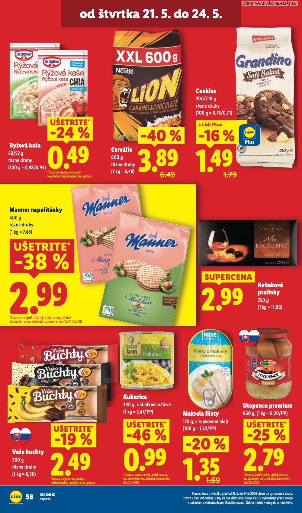 Leták Lidl (18. 5. - 24. 5. 2026) - strana 74 z 97
