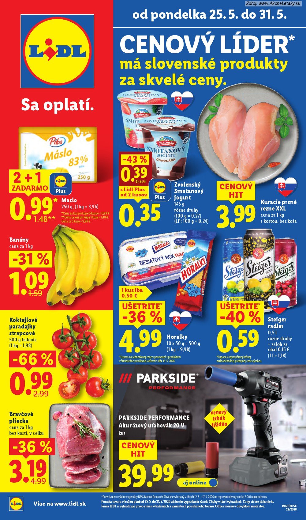 Leták Lidl - strana 1