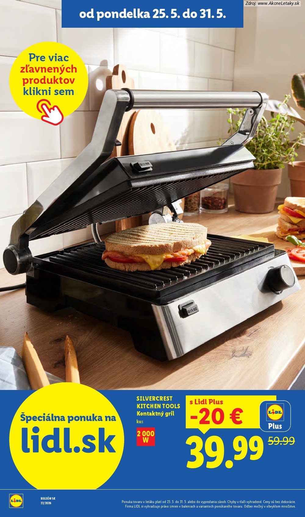 Leták Lidl (25. 5. - 31. 5. 2026) - strana 10 z 109