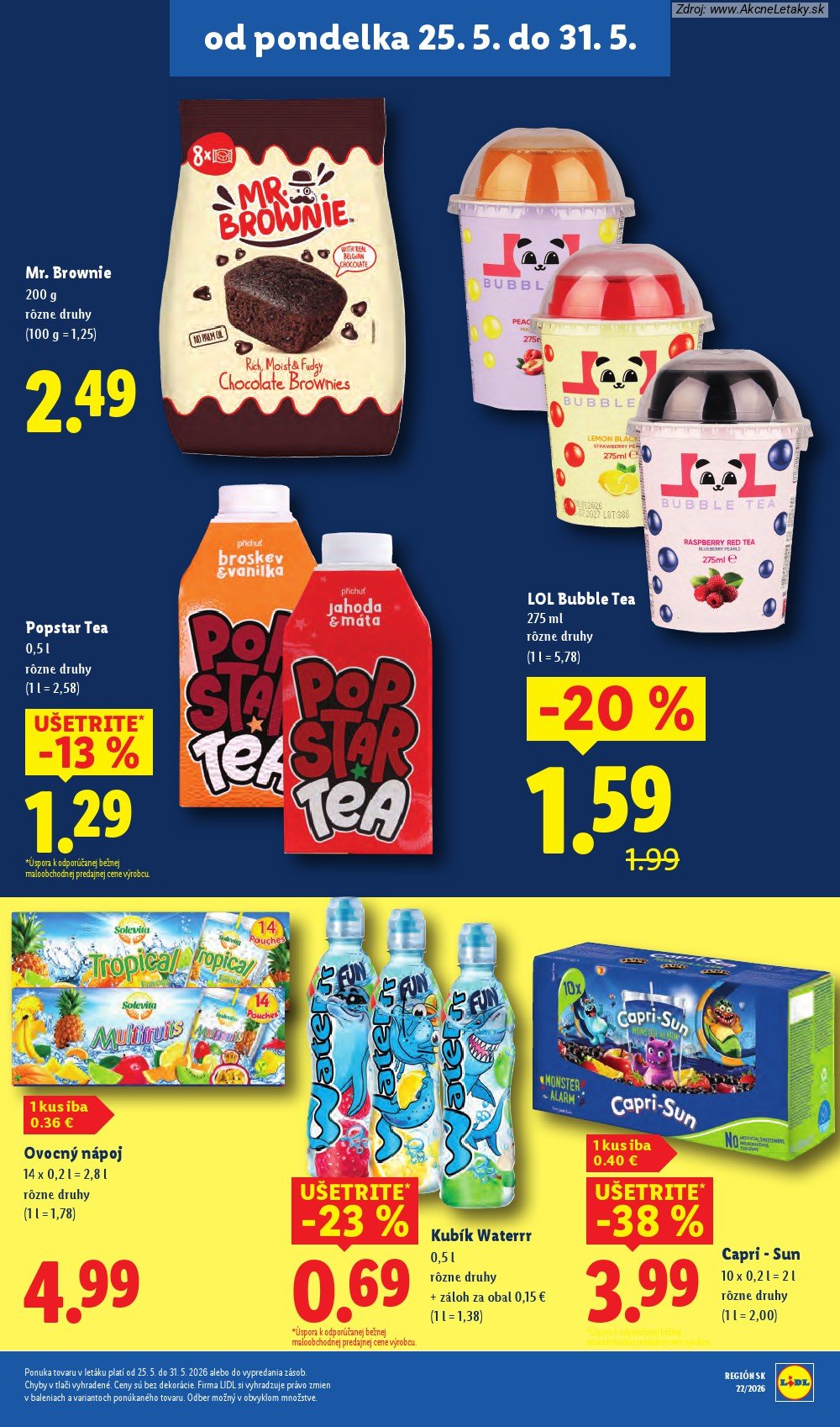Leták Lidl (25. 5. - 31. 5. 2026) - strana 34 z 109