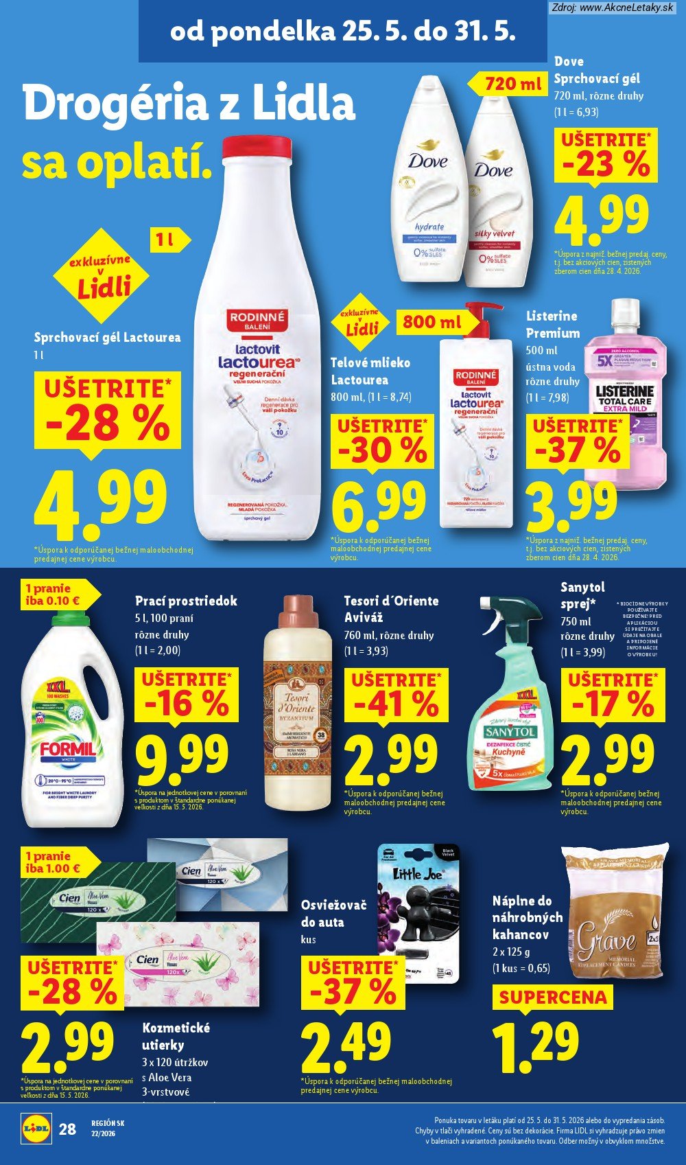 Leták Lidl (25. 5. - 31. 5. 2026) - strana 46 z 109