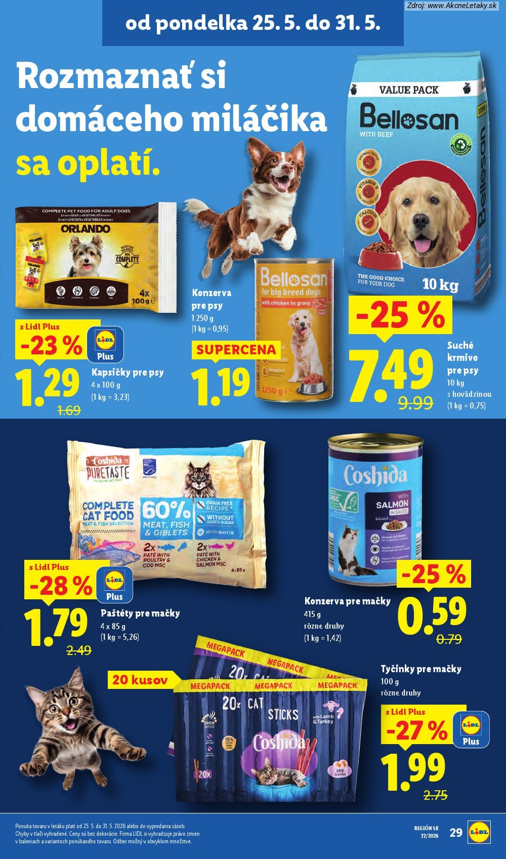 Leták Lidl (25. 5. - 31. 5. 2026) - strana 47 z 109