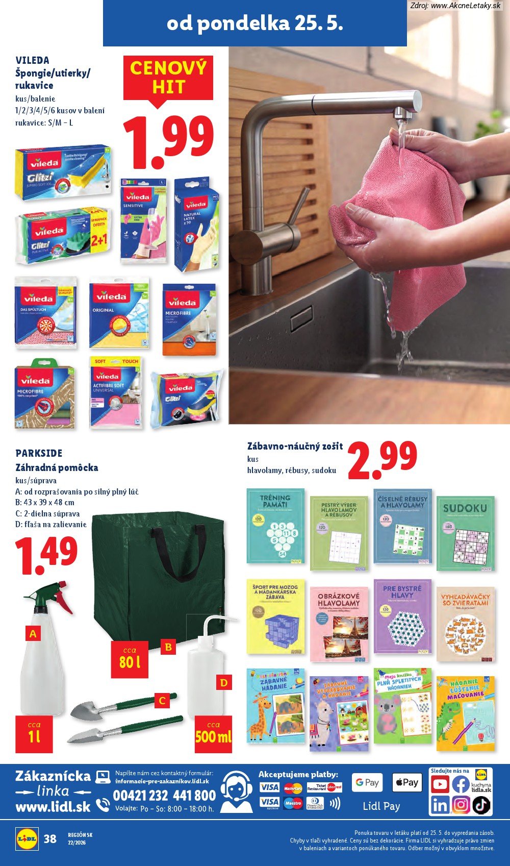 Leták Lidl (25. 5. - 31. 5. 2026) - strana 60 z 109
