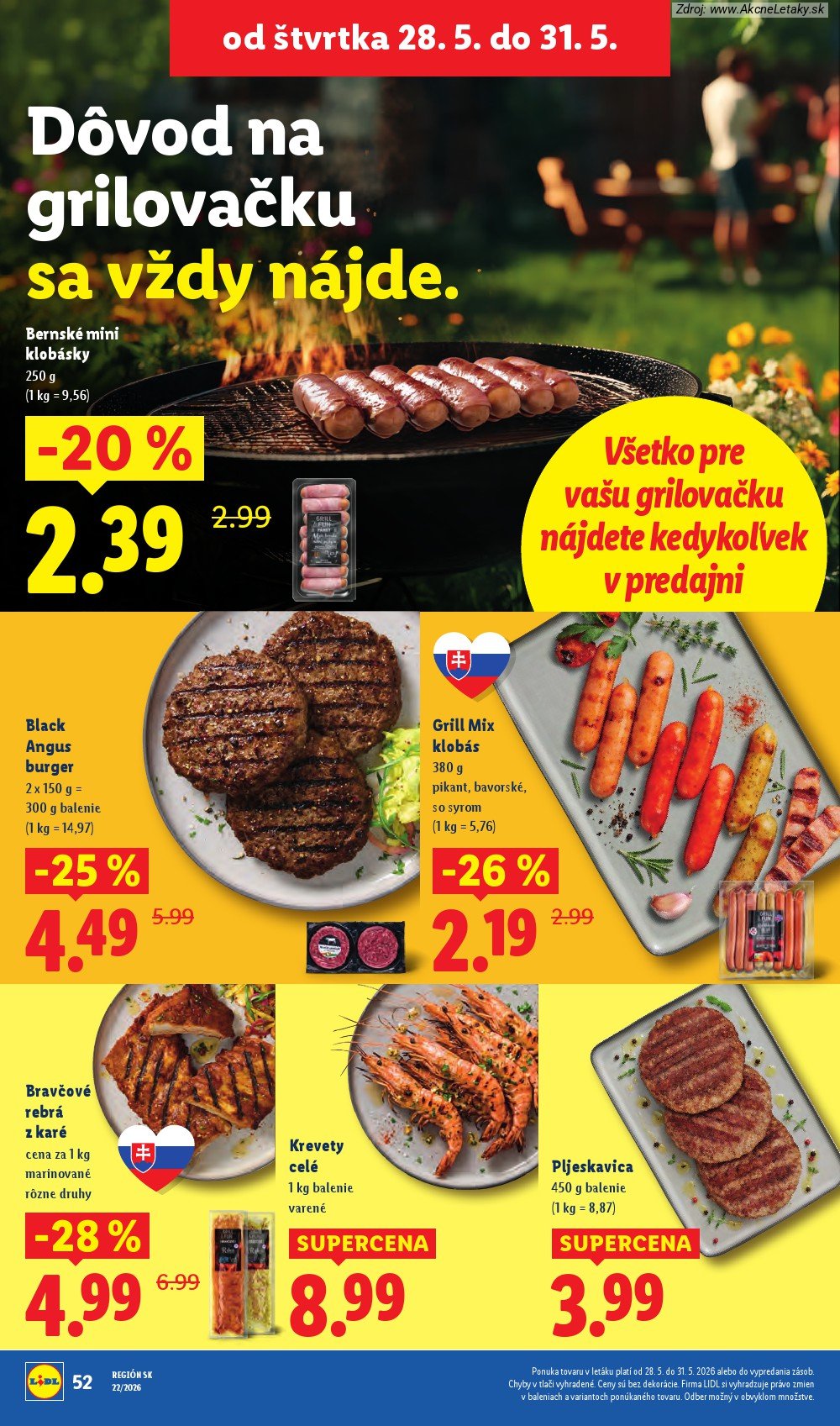 Leták Lidl (25. 5. - 31. 5. 2026) - strana 72 z 109