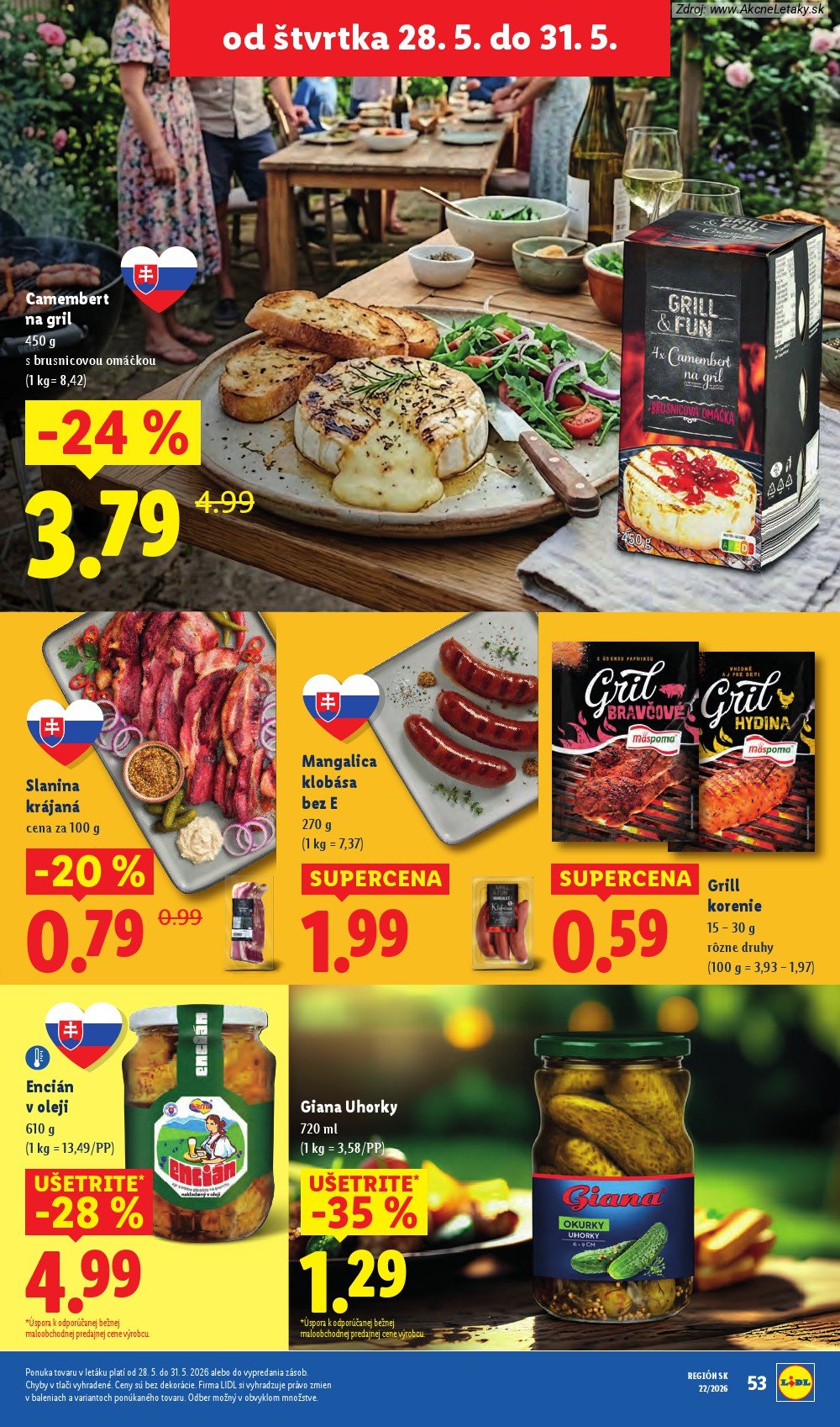 Leták Lidl (25. 5. - 31. 5. 2026) - strana 73 z 109