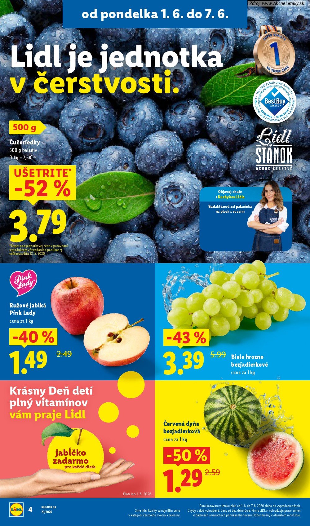 Leták Lidl (1. 6. - 7. 6. 2026) - strana 10 z 97