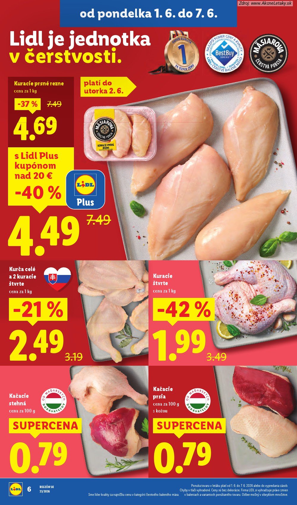 Leták Lidl (1. 6. - 7. 6. 2026) - strana 16 z 97