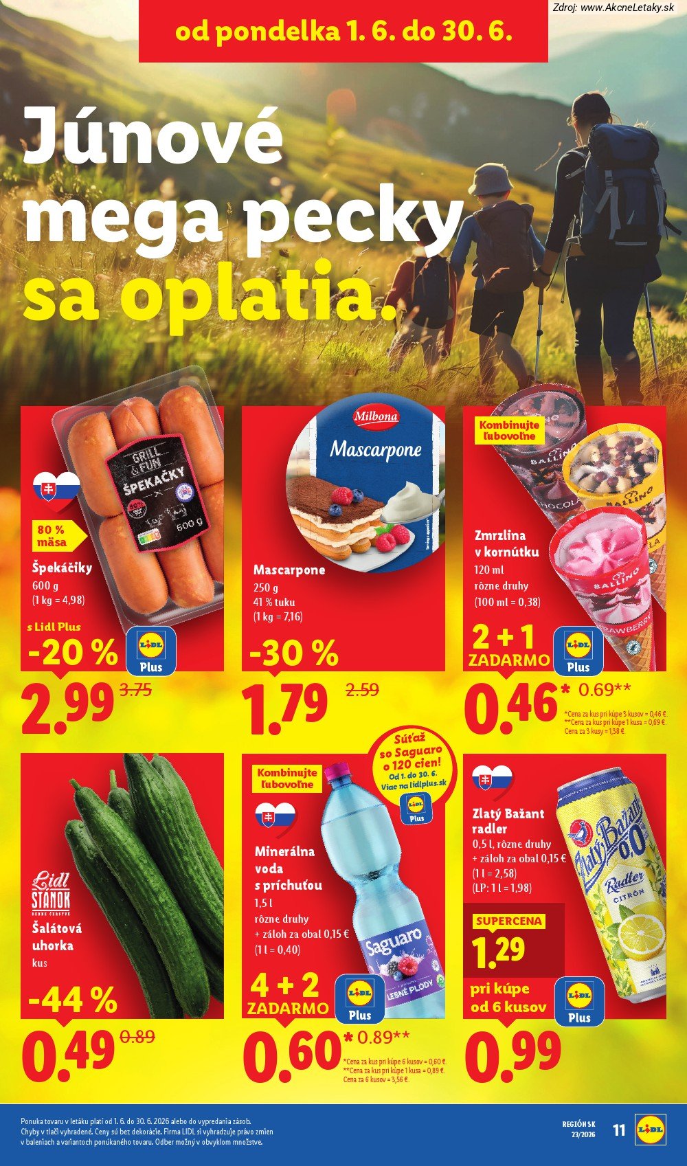 Leták Lidl (1. 6. - 7. 6. 2026) - strana 21 z 97