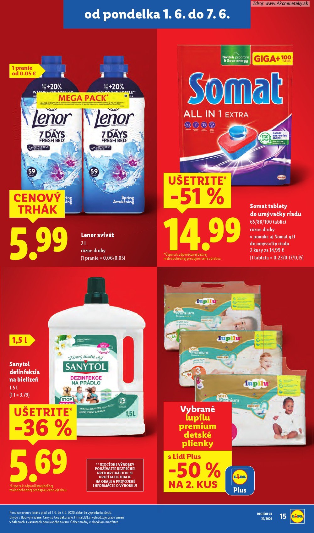 Leták Lidl (1. 6. - 7. 6. 2026) - strana 25 z 97