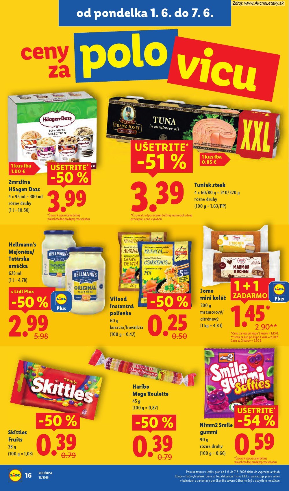Leták Lidl (1. 6. - 7. 6. 2026) - strana 26 z 97
