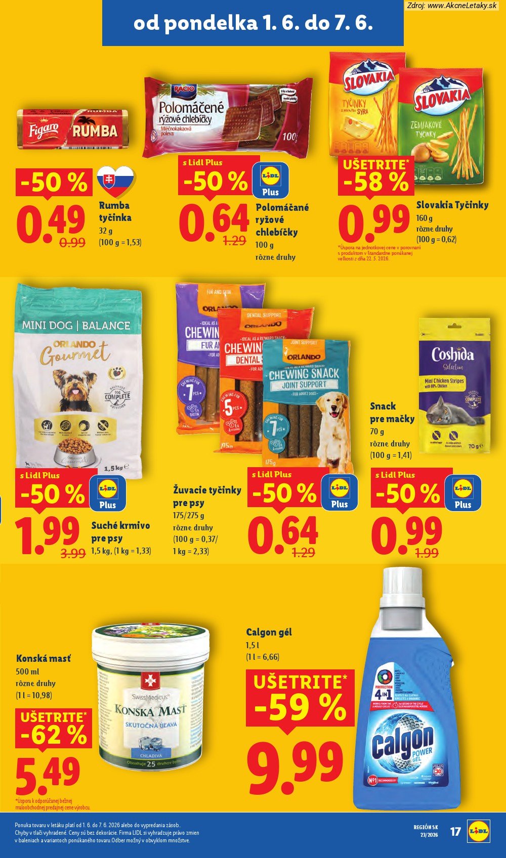 Leták Lidl (1. 6. - 7. 6. 2026) - strana 27 z 97