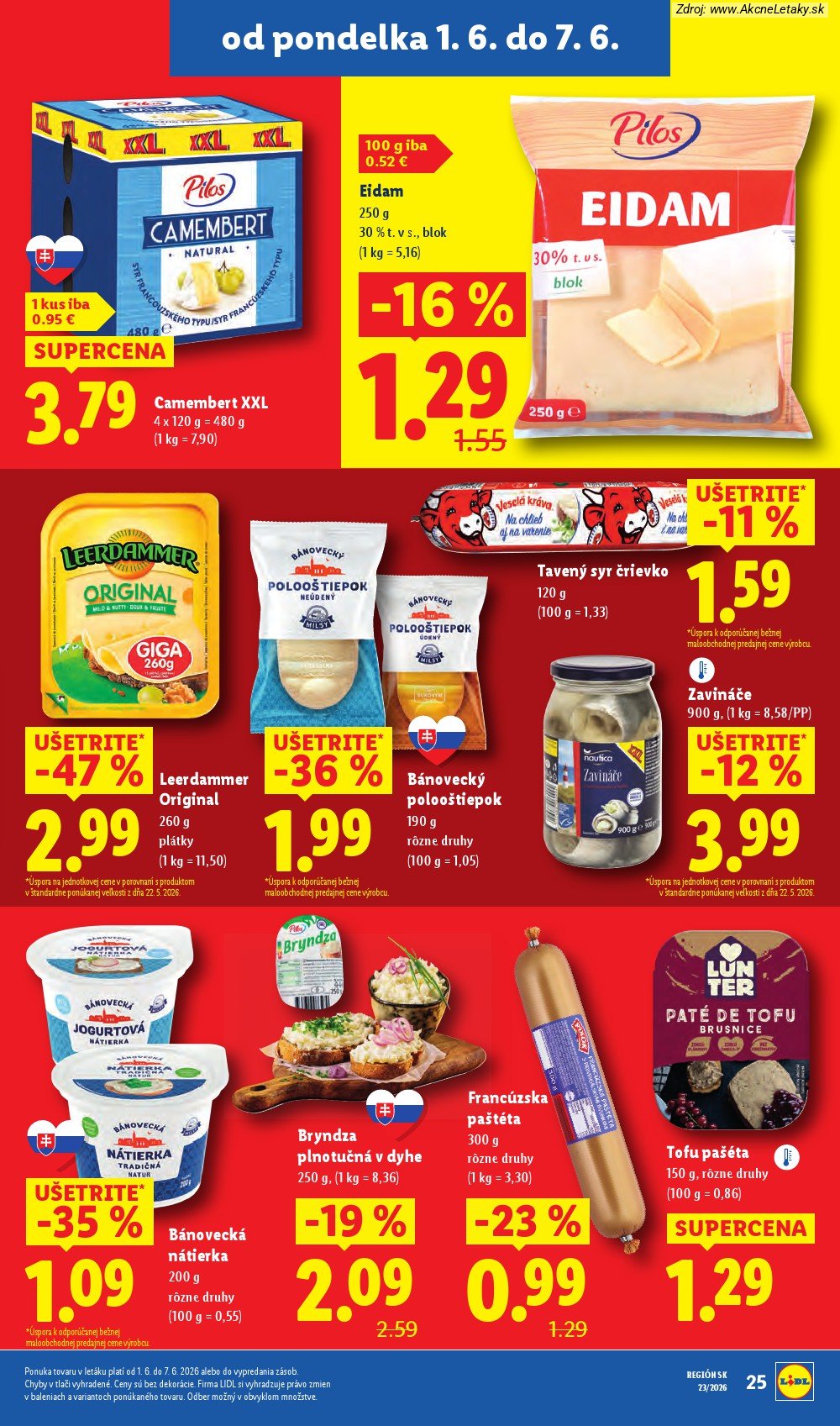 Leták Lidl (1. 6. - 7. 6. 2026) - strana 37 z 97