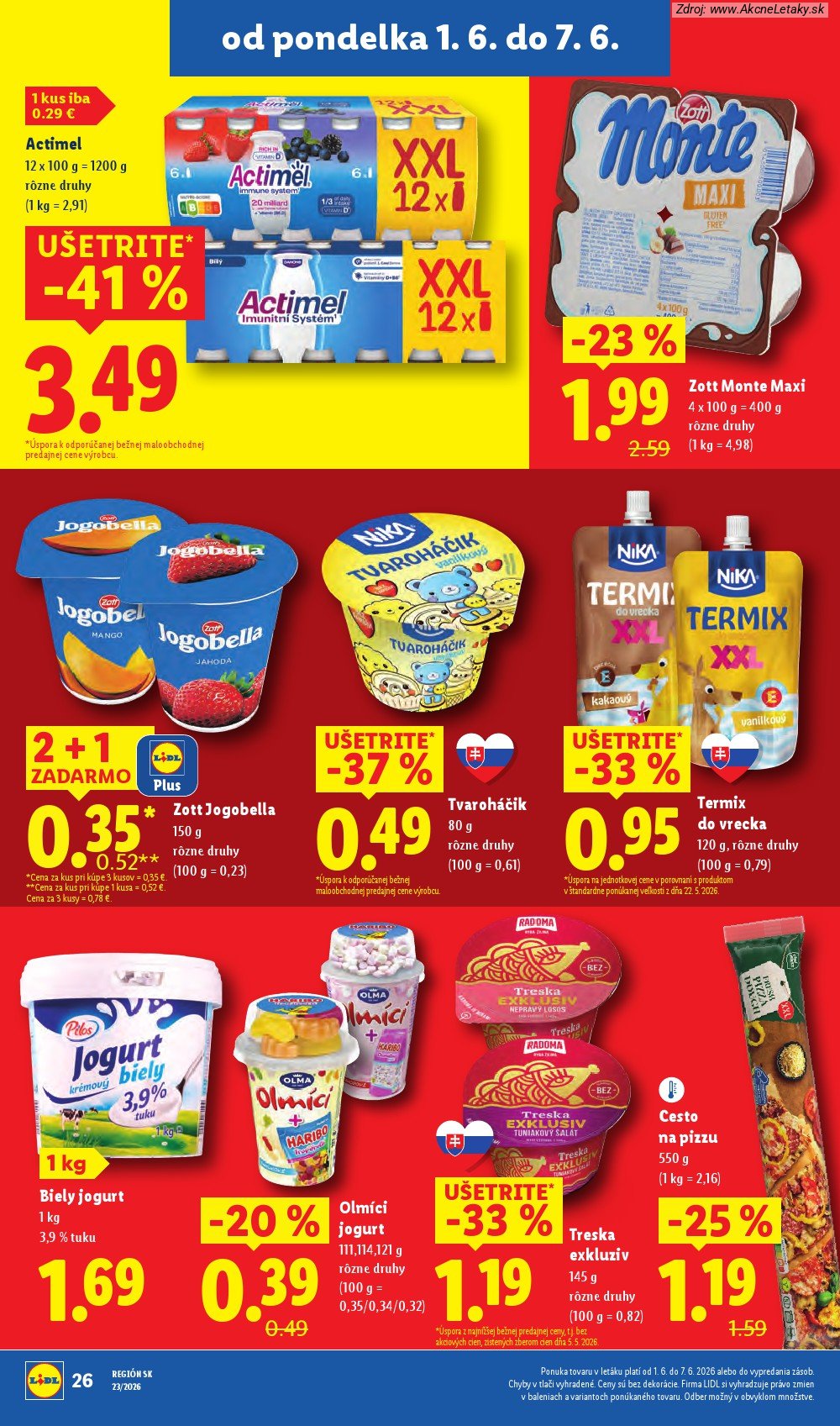 Leták Lidl (1. 6. - 7. 6. 2026) - strana 38 z 97
