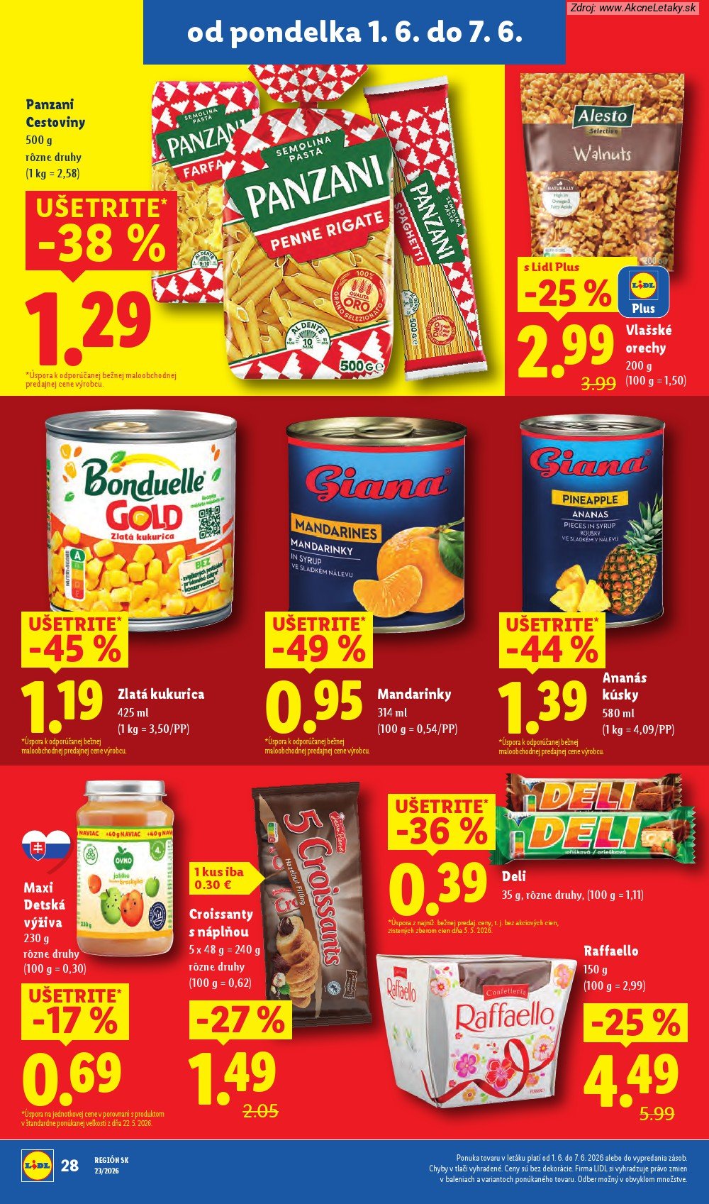 Leták Lidl (1. 6. - 7. 6. 2026) - strana 40 z 97