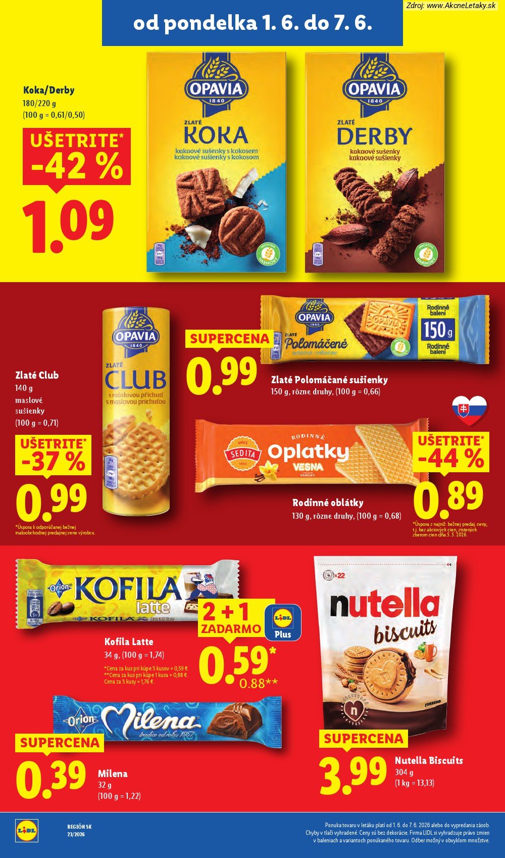 Leták Lidl (1. 6. - 7. 6. 2026) - strana 42 z 97