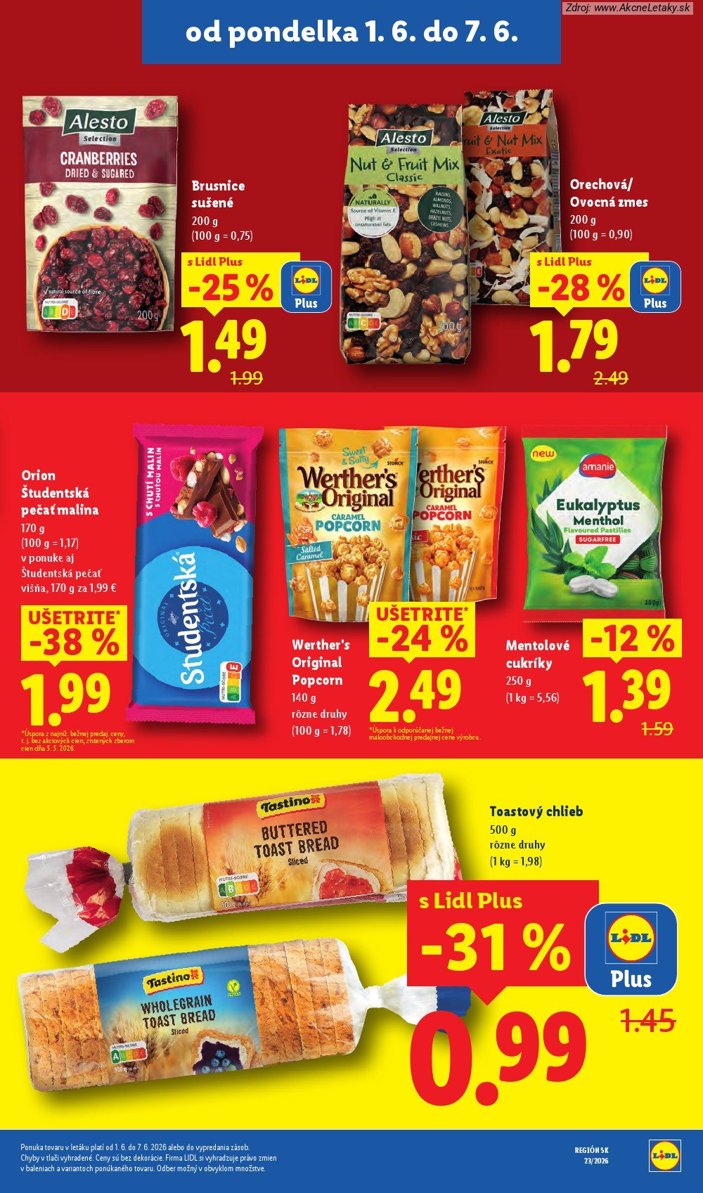 Leták Lidl (1. 6. - 7. 6. 2026) - strana 43 z 97