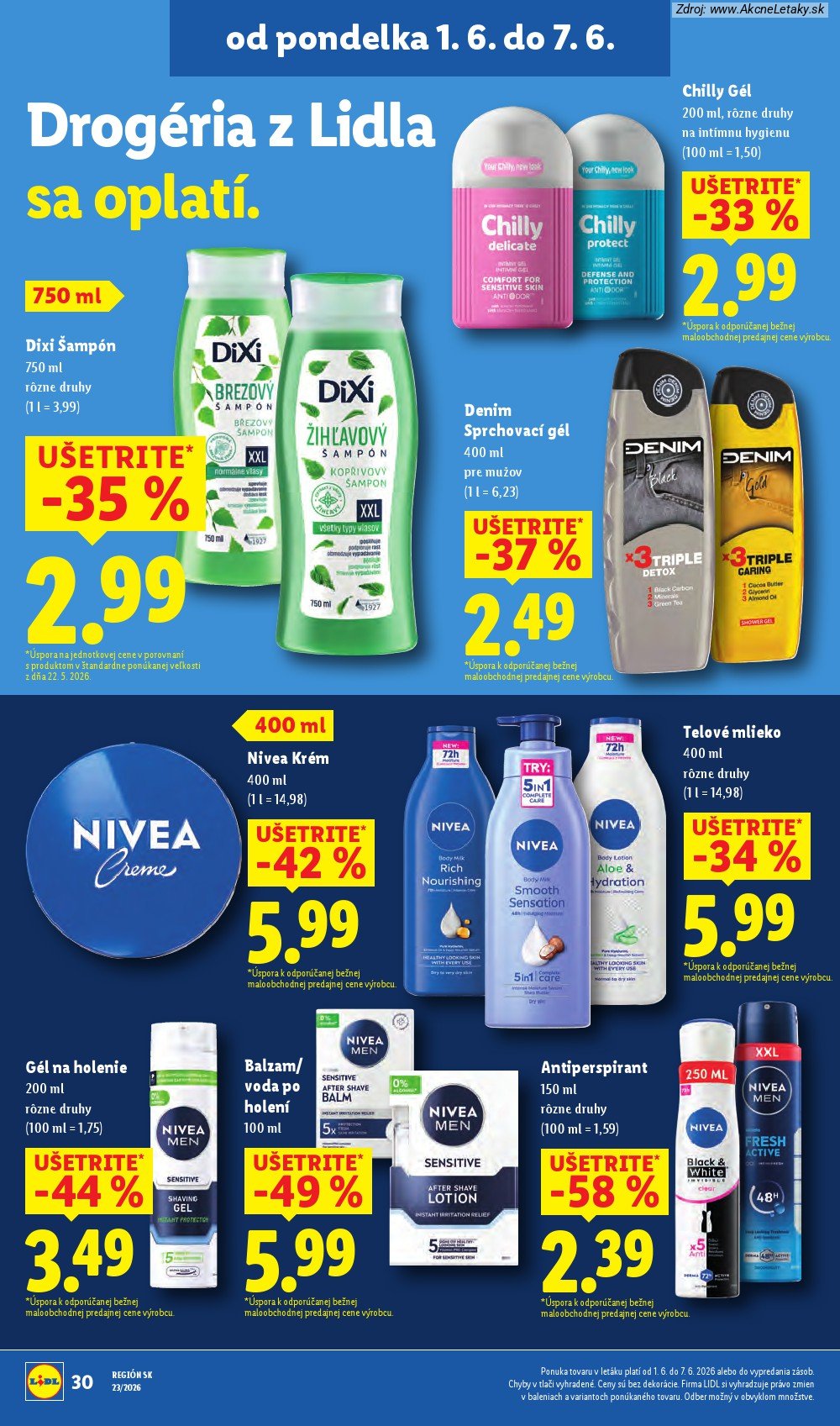 Leták Lidl (1. 6. - 7. 6. 2026) - strana 44 z 97