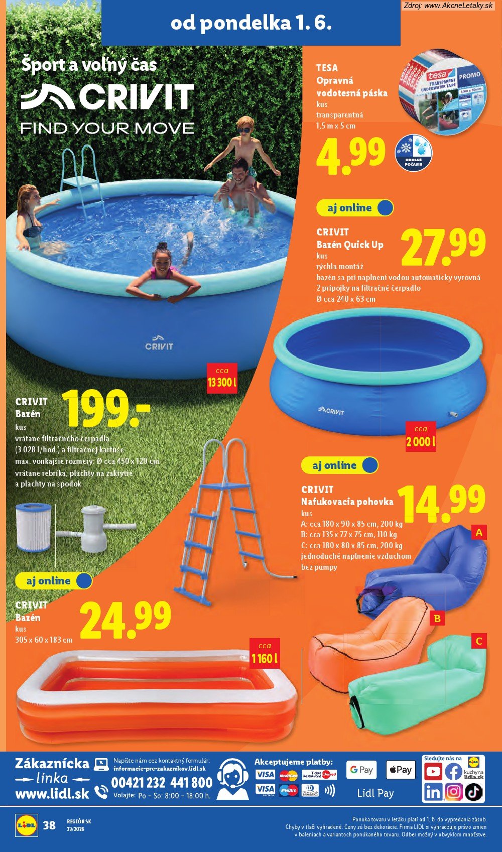 Leták Lidl (1. 6. - 7. 6. 2026) - strana 52 z 97