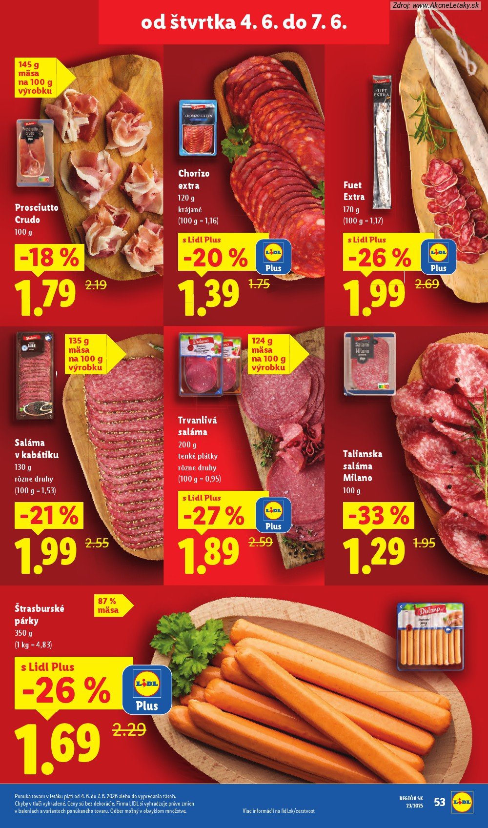 Leták Lidl (1. 6. - 7. 6. 2026) - strana 65 z 97