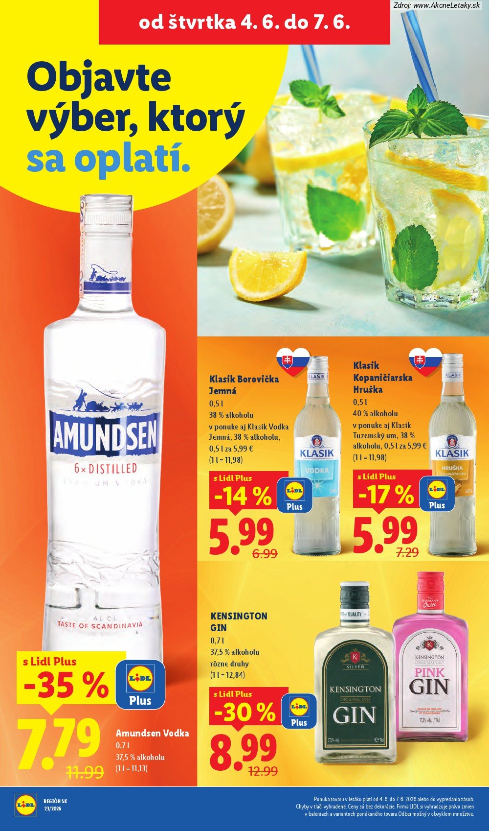 Leták Lidl (1. 6. - 7. 6. 2026) - strana 70 z 97