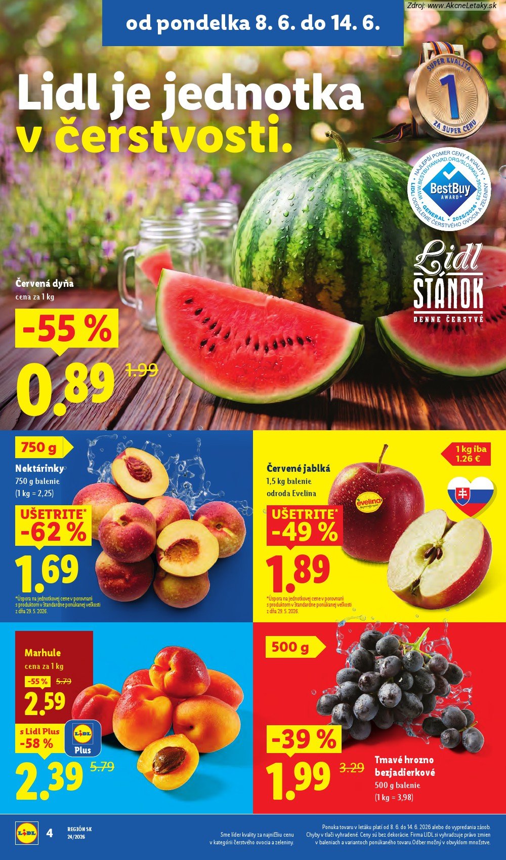 Leták Lidl (8. 6. - 14. 6. 2026) - strana 10 z 99