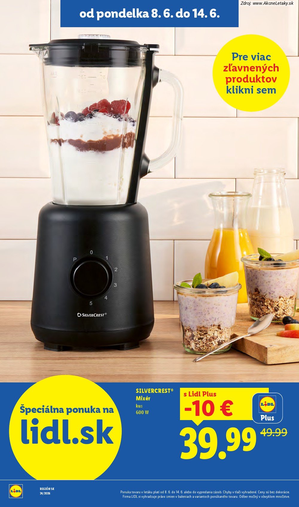 Leták Lidl (8. 6. - 14. 6. 2026) - strana 14 z 99