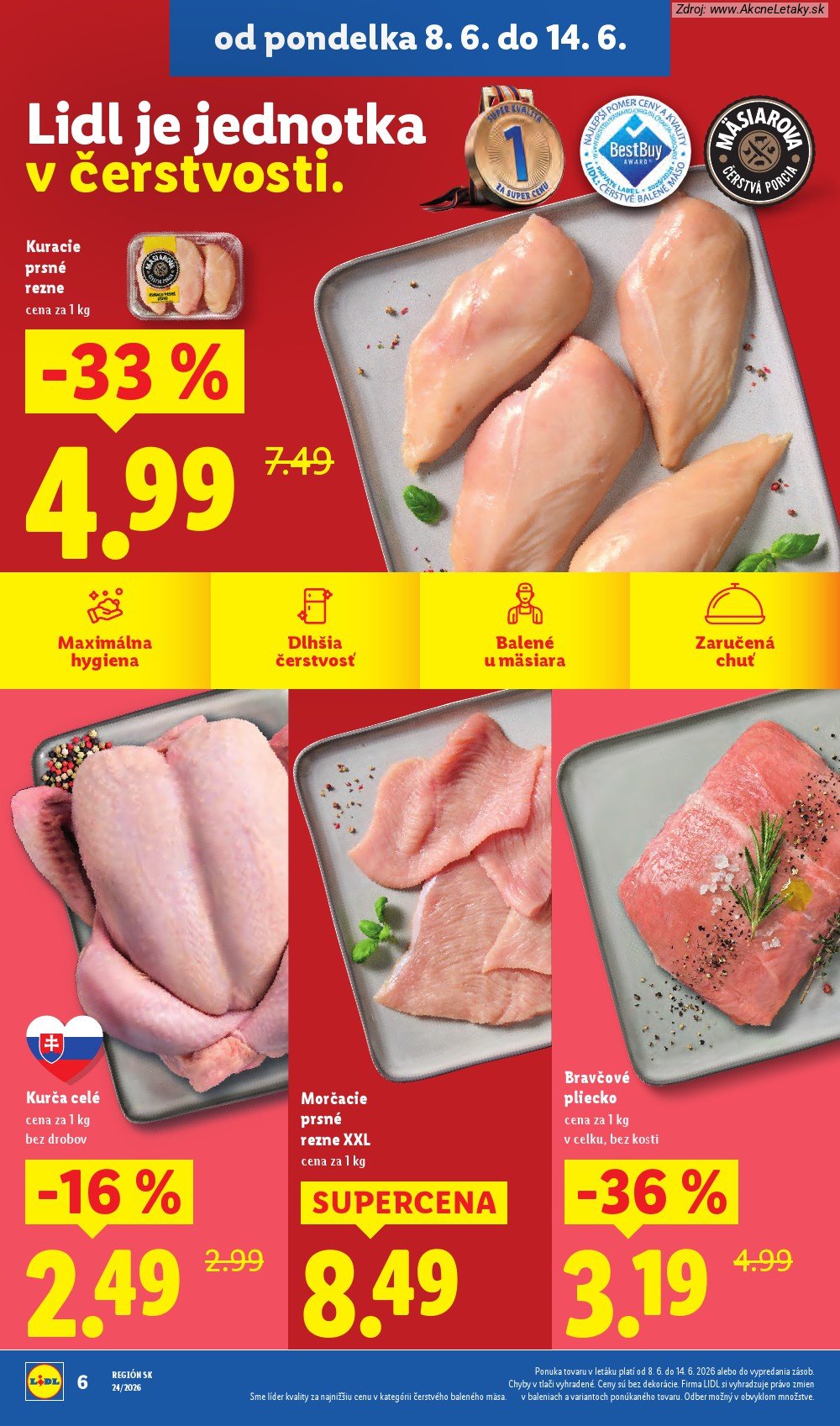 Leták Lidl (8. 6. - 14. 6. 2026) - strana 16 z 99